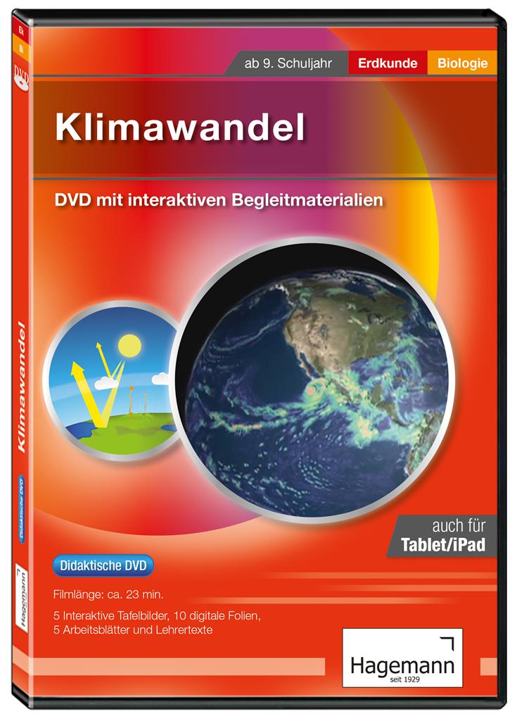 Klimawandel (tabletfähig) Didaktische DVD, Schullizenz, Tablet-Version