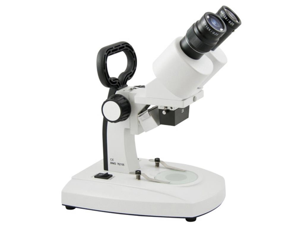 Stereomikroskop 2x (schräg) mit LED, BMS S-20-2L
