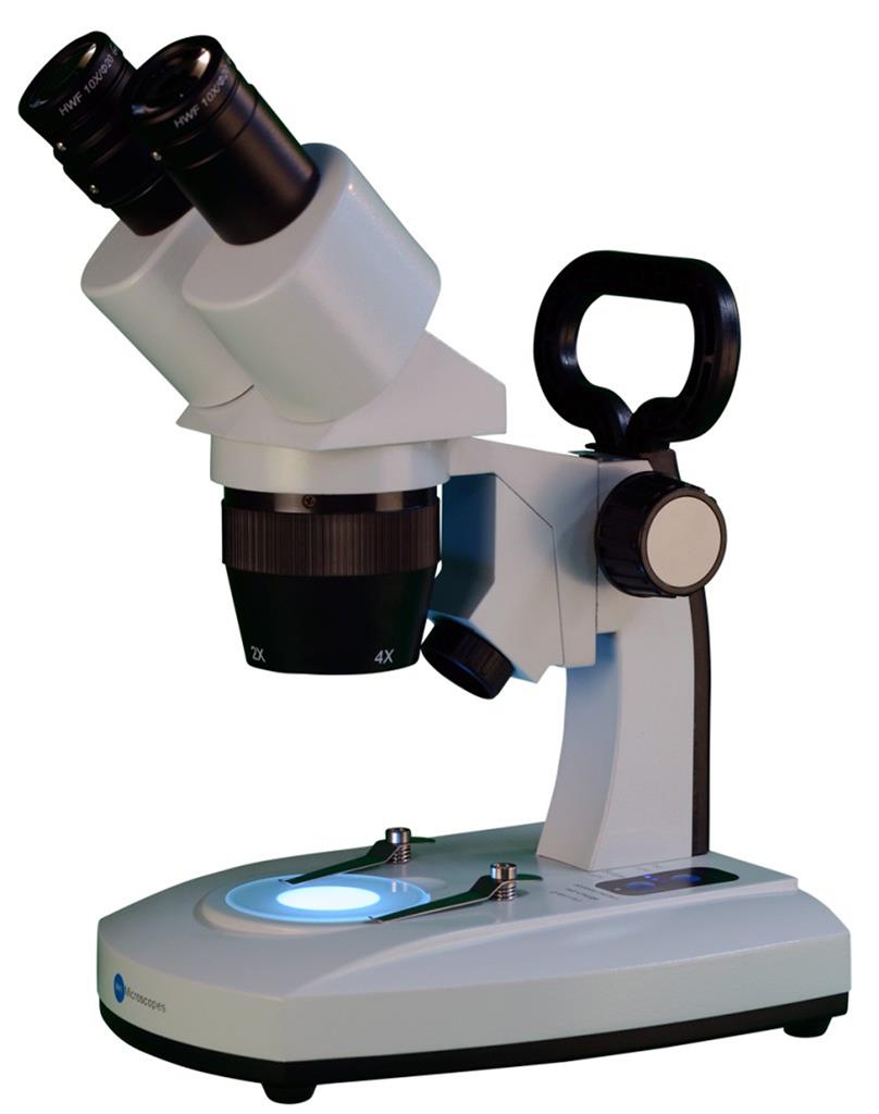 Stereomikroskop 2x / 4x, Kopf drehbar mit LED, BMS ST-40-C-2L-C