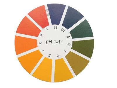 Universalindikatorpapier pH 1-11 Dose mit Farbskala  (90201)