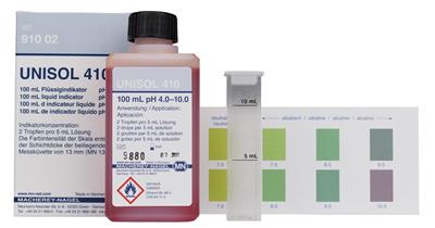 Unisol 410 100 ml, inkl. Farbskala pH 4-10