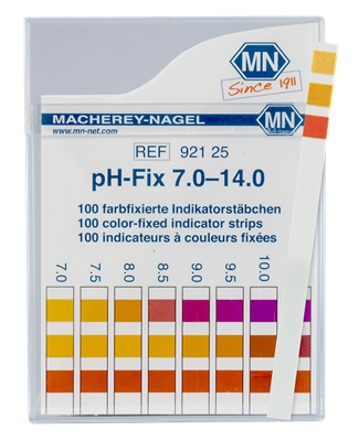 pH-Fix Indikatorstäbchen  7-14 100 Stäbchen  6 x 85 mm
