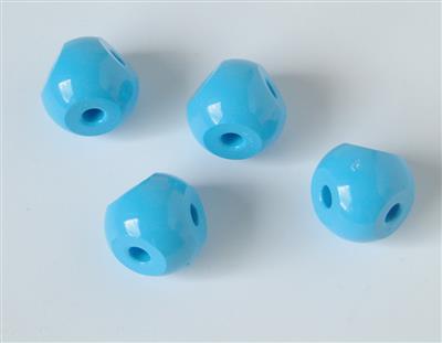Stickstoff-Atom, blau 4 Löcher, 109°, d 23 mm, 10 Stück