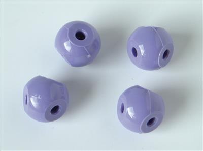 Phosphor-Atom, violett 4 Löcher, 109°, d 23 mm, 10 Stück
