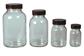 Weithals-Verpackungsflasche 500 ml Klarglas, GL 55